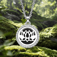 Image 2 of Colorful Ball Bead Chain Aromatherapy Necklace 