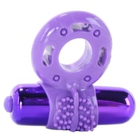 Image 3 of Neon Vibrating Couples Kit in Purple