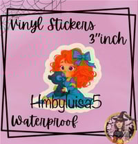 Image 2 of Princess Collection Vinyl Sticker 