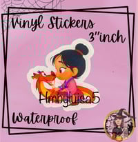 Image 3 of Princess Collection Vinyl Sticker 