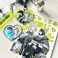 Image 1 of GREEN LESBIANS MANGA print, charm, sticker