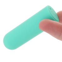 Image 5 of Turbo Buzz Rounded Mini Bullet Vibe in Green