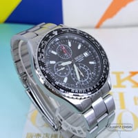 Image 5 of 2018 Seiko Flightmaster SND253 Black Pilot's Chronograph(7t92-0CF0)