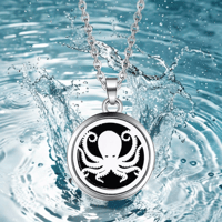 Image 1 of Octopus Stress Relief Aromatherapy Necklace