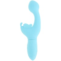 Image 4 of Rechargeable Butterfly Kiss Vibrator in Blue