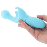 Image 5 of Rechargeable Butterfly Kiss Vibrator in Blue
