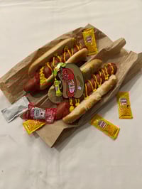 Image 1 of Hotdog Enamel Pin