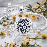 Image 1 of Perfect Gift: Wind Essential Oil Diffuser Bracelet