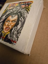 Image 2 of Storm - Xmen - Fan Art - 6x6 Inches Original Artwork On Canvas 