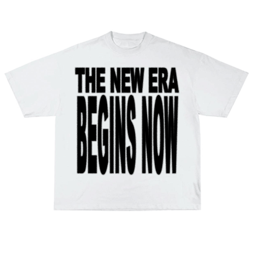 Image of NEW ERA WHITE CROPPED TEE
