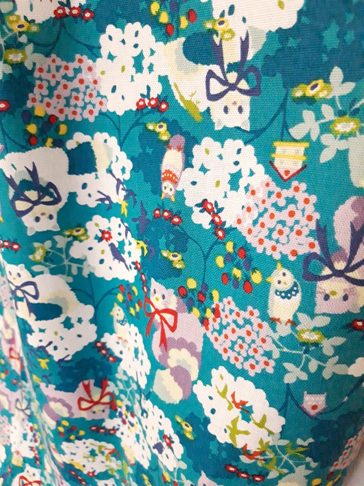 Image of Grand sac Chats fond bleu