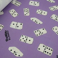 Image 2 of TELA DOMINO EL MUNDO LILA
