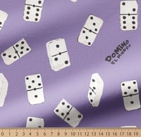 Image 1 of TELA DOMINO EL MUNDO LILA