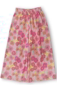 Image 1 of PANTALÓN CULOTTE FLOWER ROSA