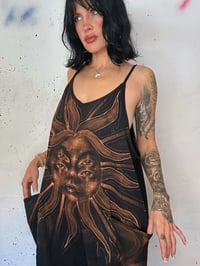 Image 3 of “SUNNY GIRL” CUSYOM BLEACH PAINTED BAGGY JUMPER MEDIUM
