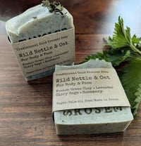 Wild Nettle & Oat - Herbal Vegan Cold Process Soap