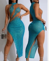 Sequin Mesh Ocassion Dress