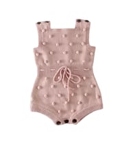 Image 1 of Presley Knit Romper - Pinky Promise