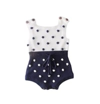 Image 1 of Presley Knit Romper - Capri