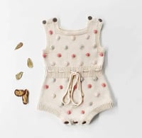 Image 2 of Presley Knit Romper - Parchment