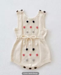 Image 2 of Presley Knit Romper - Biscotti