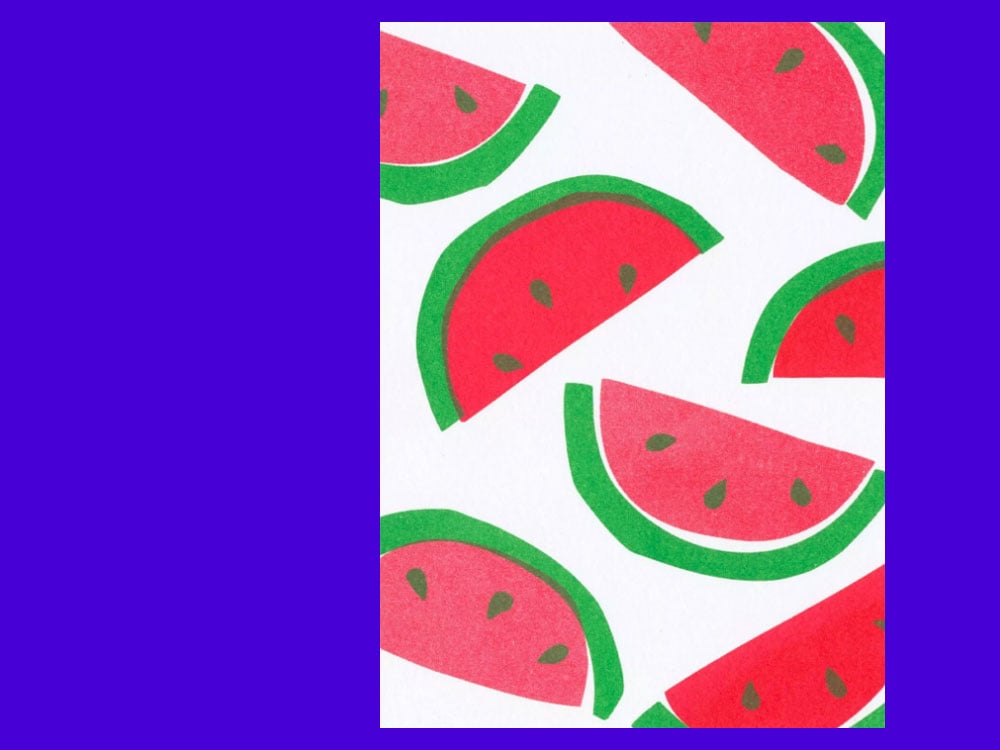 Image of POSTKARTE Wassermelone