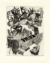  “Roundabout Odyssey” – Intaglio Print