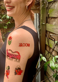 Image 2 of tatouages éphémères "Bloom"