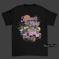 Image 2 of Summer Vibes Jeep Tee