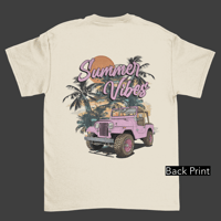 Image 3 of Summer Vibes Jeep Tee
