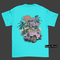 Image 6 of Summer Vibes Jeep Tee