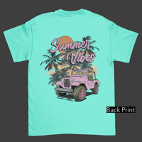 Image 1 of Summer Vibes Jeep Tee