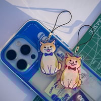 Image 3 of Bokuyaba Akita Phone Straps