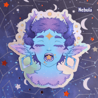 Image 2 of Demon Girls Holographic Stickers