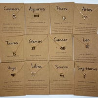 Image 1 of Zodiac Sign Necklace