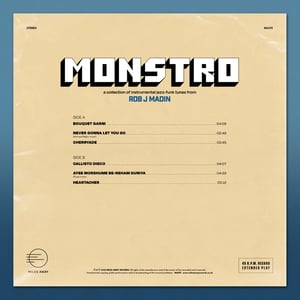 Image of Rob J Madin - MONSTRO 12" EP (PRE-ORDER) 