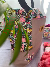 Image 2 of Grand sac à projets taille L: Tigre au jardin