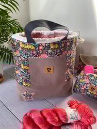 Image 1 of Grand sac à projets taille L: Tigre au jardin