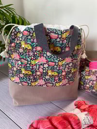 Image 5 of Grand sac à projets taille L: Tigre au jardin