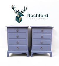 Image 1 of Stag Minstrel 4 Drawer Bedside Tables 