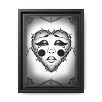 Crybaby! Framed Canvas