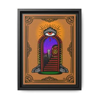 The Portal Framed Canvas