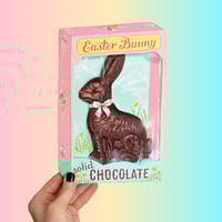 Image 2 of Chocolate Bunny in box plaque 