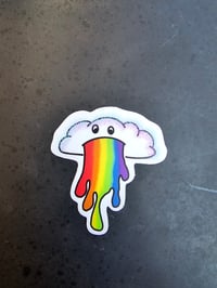 Rainbow vomit cloud