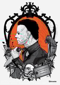 Image 1 of Micheal Myers: The Shape, (Halloween) Art Print