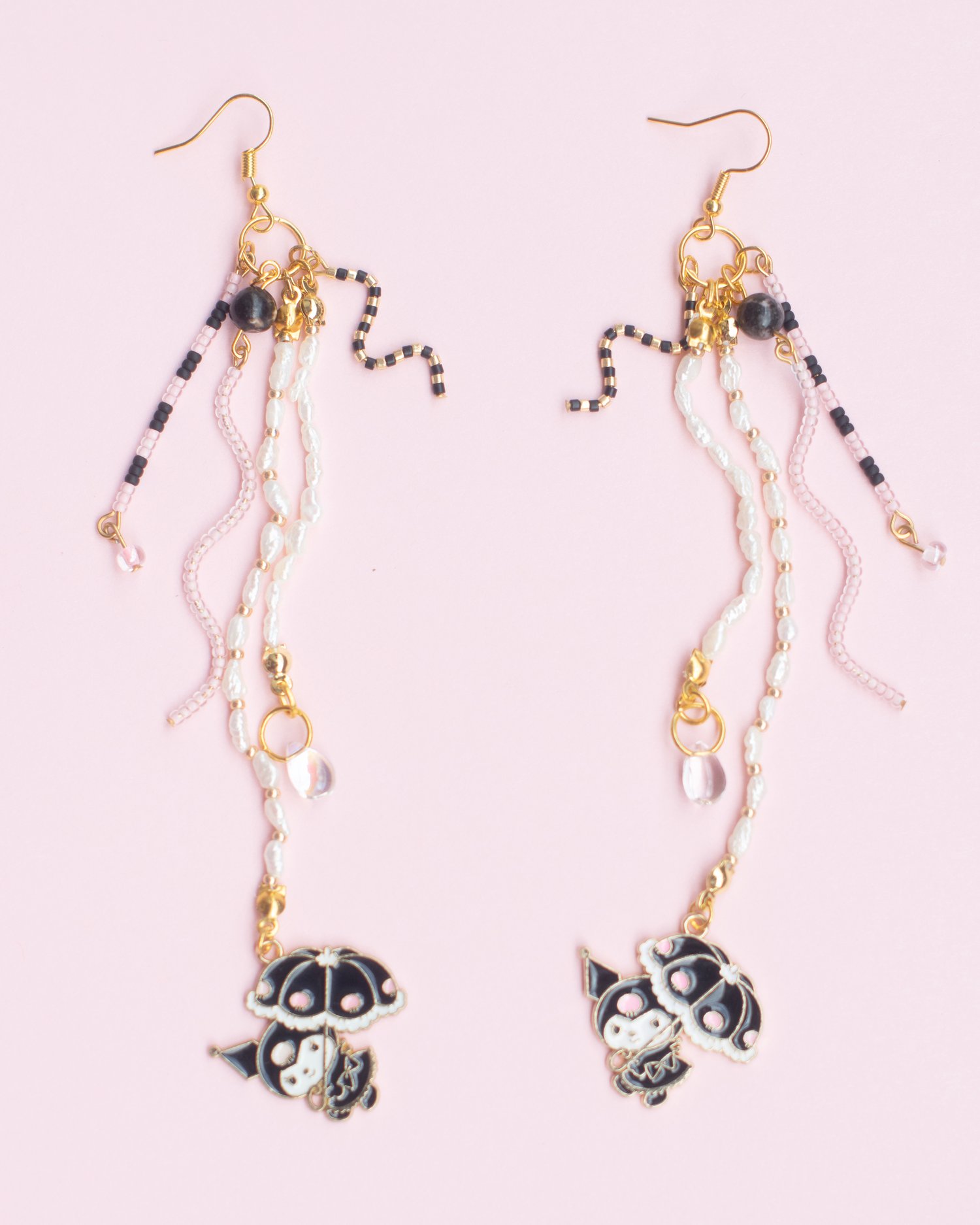 Image of Kuromi Earrings (Springtime series)