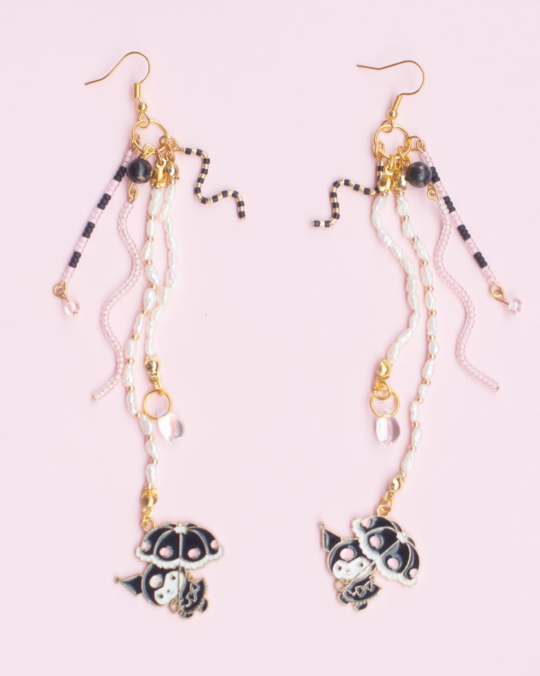 Image of Kuromi Earrings (Springtime series)