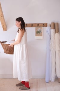 Image 5 of PETUNIA White Linen Dress 