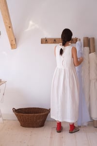 Image 4 of PETUNIA White Linen Dress 