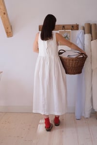 Image 1 of PETUNIA White Linen Dress 